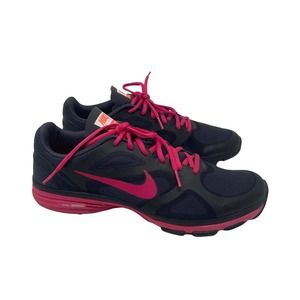 Nike Women's Dual Fusion TR Black/Pink Women's Crosstraining Shoes sz 11.5